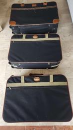 3 stoffen reiskoffers in perfecte staat / 10 EUR per koffer, 60 tot 80 cm, Wieltjes, 35 tot 55 cm, Bruin