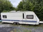 Hobby 650 kfu caravan uit het jaar 2008, Caravans en Kamperen, Caravans, 70 kg, Omvormbare zithoek, Rondzit, Hobby