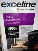 Chauffage poêle électrique effet flamme et braise, Bricolage & Construction, Moins de 60 cm, Poêle, 800 watts ou plus, Neuf