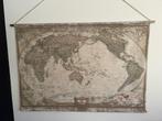 Wereldkaart, Huis en Inrichting, Woonaccessoires | Wanddecoraties, Ophalen, Zo goed als nieuw
