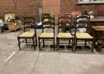 4 antieke rieten stoelen, Antiek en Kunst, Ophalen