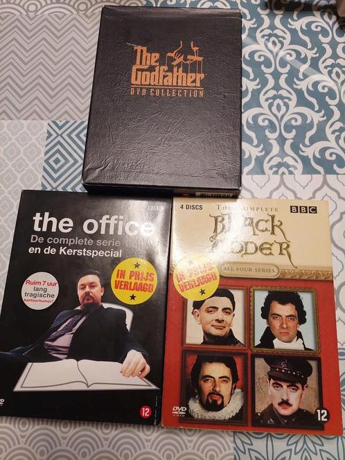 DVD box: Godfather collection, Blackadder, the office, Cd's en Dvd's, Dvd's | Tv en Series, Zo goed als nieuw, Ophalen of Verzenden