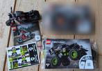 Lego 2 technics sets: moto + monster-jam, Ophalen of Verzenden, Zo goed als nieuw, Complete set, Lego