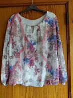 Gebloemde blouse, maat 44, Ophalen of Verzenden, Gedragen, Maat 42/44 (L), Overige kleuren