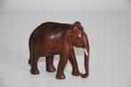 Handgesneden houten olifantje, Antiek en Kunst, Ophalen of Verzenden