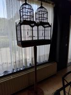 antieke vogelkooi, Dieren en Toebehoren, Ophalen, Gebruikt, Hout, Vogelkooi