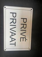 EMAILLE bord PRIVÉ, Ophalen, Zo goed als nieuw