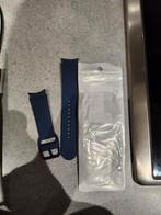 Blauwe rubberen horlogeband, Handtassen en Accessoires, Ophalen of Verzenden, Zo goed als nieuw, Blauw