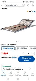 Sommier 140x200 neuf encore emballé à vendre, Enlèvement, Neuf