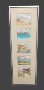 5 dessins dans 1 cadre de Zoutelande (Zeeland .NL), Enlèvement ou Envoi