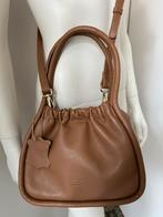 Crinkles sac cuir grainé marron clair