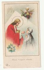 Souvenir Communion Solennelle Nicole DERBEQUE Anderlues 1943, Collections, Envoi, Image pieuse