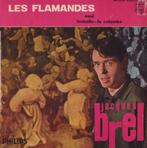 Jacques Brel – Les Flamandes / Seul + 2 – Single - EP, Cd's en Dvd's, Vinyl Singles, Gebruikt, Wereldmuziek, 7 inch, Ophalen of Verzenden
