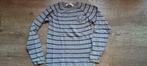 grijze trui met blauwe strepen van CKS maat 140 - 146 - 152, Kinderen en Baby's, Kinderkleding | Maat 146, Gebruikt, Ophalen of Verzenden