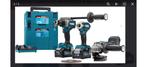 Makita combiset 40 volt, Ophalen, Nieuw