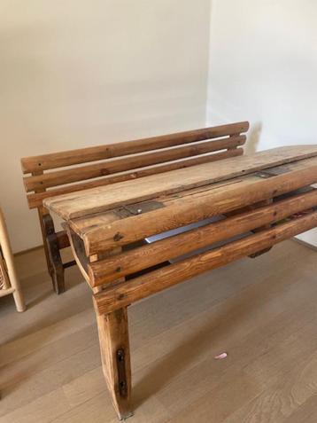 Vintage schoolbank kids  beschikbaar voor biedingen