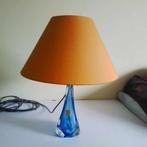 Val saint lambert tafellamp blauw van 1958 doe een bod, Antiek en Kunst, Antiek | Verlichting, Ophalen