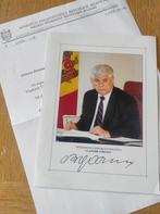 Gesigneerde foto - Handtekening - Vladimir Voronin (Moldavië, Ophalen of Verzenden, Zo goed als nieuw