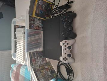 Complete ps3 set met veel bekende spellen beschikbaar voor biedingen