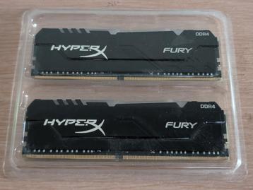 HyperX Fury 16 GB (2x8 GB) DDR4 3600 MHz CL17 RAM-kit beschikbaar voor biedingen