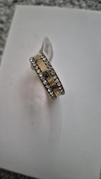 Mooi Ring kleur Goud - Nieuw >>>>, Bijoux, Sacs & Beauté, Bagues, Neuf, Femme ou Homme, Or, Avec cristal