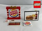 Lego blokken met Burger King logo's - echte stickers, Briques en vrac, Lego, Utilisé, Enlèvement ou Envoi