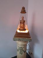 Tafellamp Piramide, Huis en Inrichting, Glas, Gebruikt, Ophalen