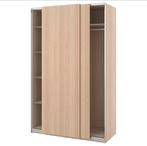 PAX / HASVIK wardrobe white stained oak effect 150x66x236cm, Ophalen, Zo goed als nieuw