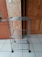 Keuken roltafel rek inox rolrek, Huis en Inrichting, Ophalen, Gebruikt