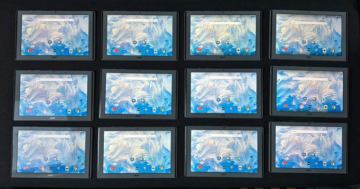 14 stuk prachtige Acer 10.1” tablets te koop iconia one 10, Computers en Software, Android Tablets, Ophalen