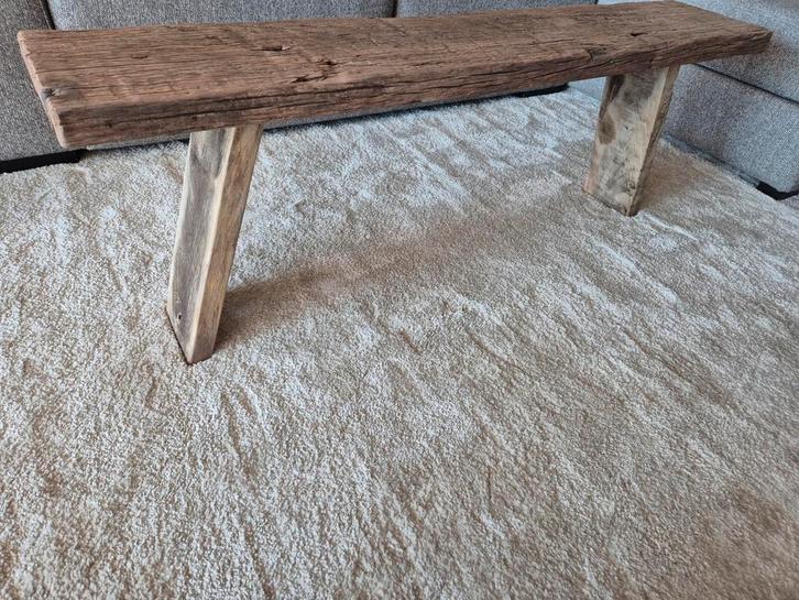 Zitbank tuinbank halbank bijzetafel, Tuin en Terras, Tuinbanken, Ophalen
