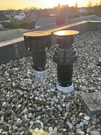 Dubbelwandige buis + dakpot afvoer gashaard, Doe-het-zelf en Bouw, Ophalen, Zo goed als nieuw