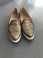 Bruine instappers met lederen zool van het merk Catwalk 37., Bruin, Instappers, Ophalen of Verzenden, Zo goed als nieuw