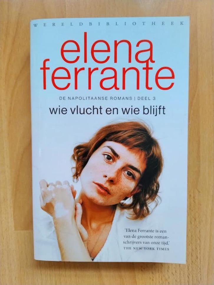 wie vlucht en wie blijft - Elena Ferrante, Boeken, Romans, Zo goed als nieuw, Ophalen of Verzenden