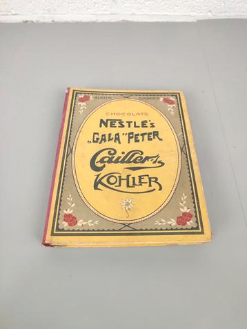 1920's chromo album Nestlé, "Gala" Peter, Cailler en Kohler. beschikbaar voor biedingen