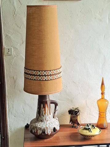 fat lava vloerlamp keramiek vintage jaren 70 rétro