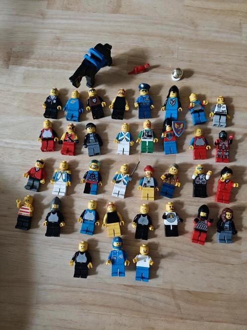 Lot 34x LEGO minifiguren + paard – vintage & modern, Kinderen en Baby's, Speelgoed | Duplo en Lego, Gebruikt, Lego, Ophalen of Verzenden
