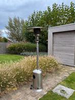 Practo garden inox terrasverwarmer met volle gasfles., Tuin en Terras, Terrasverwarmers, Ophalen, Gebruikt, Gas