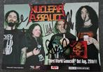NUCLEAR ASSAULT : foto gesigneerd op GMM 2005, Verzamelen, Ophalen of Verzenden, Foto of Kaart, Gesigneerd