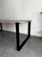 Lange eettafel, Huis en Inrichting, Ophalen, Eikenhout, 200 cm of meer, Zo goed als nieuw