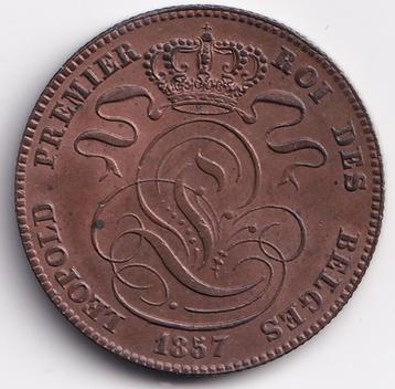 5 centimes 1857 Belgique 