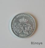 Belgique – 250 francs Astrid 1995 – Argent 925 – SUP, Timbres & Monnaies, Monnaies | Belgique, Enlèvement ou Envoi, Argent, Argent