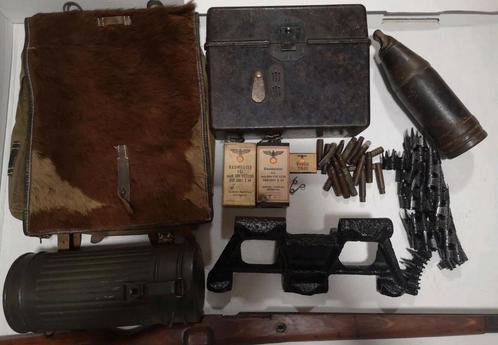 Lot duiste militaria WO2 veldtelefoon mauser panzer 4 stug 3, Verzamelen, Militaria | Tweede Wereldoorlog, Landmacht, Ophalen of Verzenden