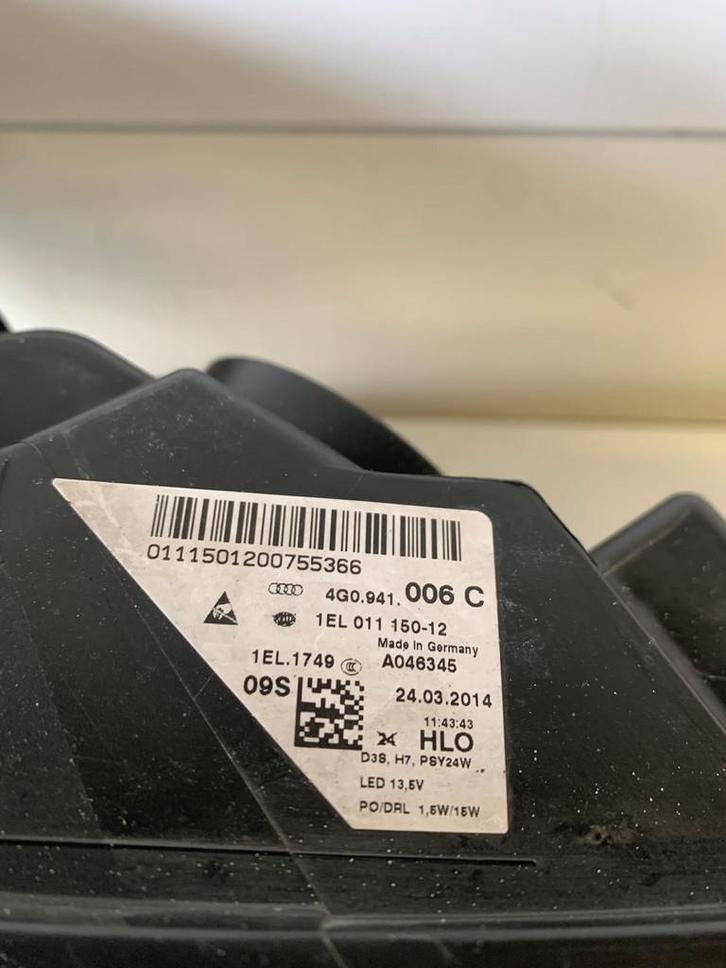 AUDI A6 C7 4G XENON LED KOPLAMP RECHTS 4G0941006C, Auto-onderdelen, Verlichting, Audi, Gebruikt