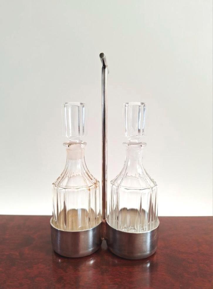 Set huile et vinaigre Hepp Pforzheim, Antiquités & Art, Antiquités | Ustensiles de cuisine, Enlèvement ou Envoi