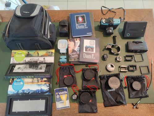 Lomography Diana F+ uitgebreide set, Audio, Tv en Foto, Fotocamera's Digitaal, Zo goed als nieuw, Ophalen of Verzenden