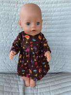 317. Babyborn: Nieuw bruin ribfluwelen jurkje, Ophalen of Verzenden, Zo goed als nieuw