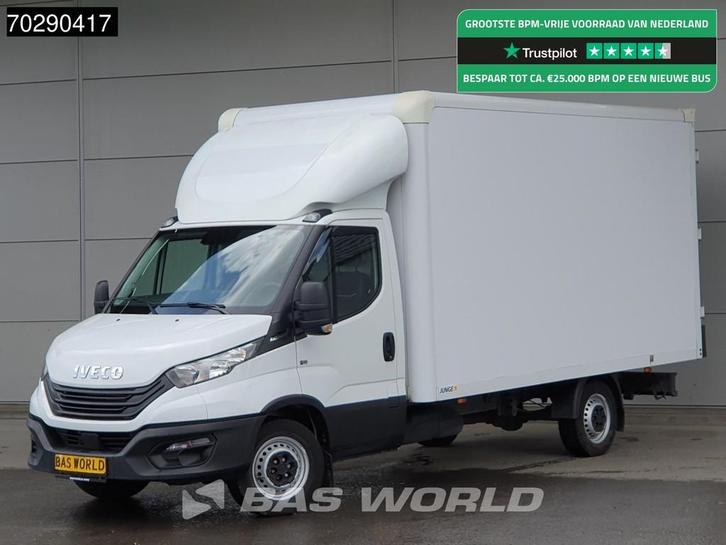 Iveco Daily 35S16 Automaat Bakwagen Achterdeuren 160PK Airco, Auto's, Bestelwagens en Lichte vracht, Bedrijf, Te koop, Achteruitrijcamera