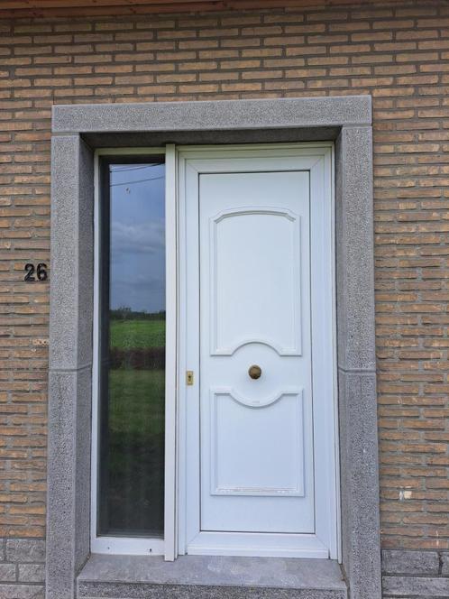 PVC ramen en deuren dubbel glas, Doe-het-zelf en Bouw, Glas en Ramen, Gebruikt, Gevelraam of Ruit, Dubbelglas, Ophalen