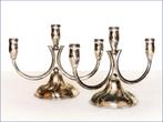 2 chandeliers de 3 bougies